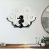 Large Capacity Wall Mounted Tissue Holder - Decorative Wrought Design for Bathroom or Kitchen, Item 132
