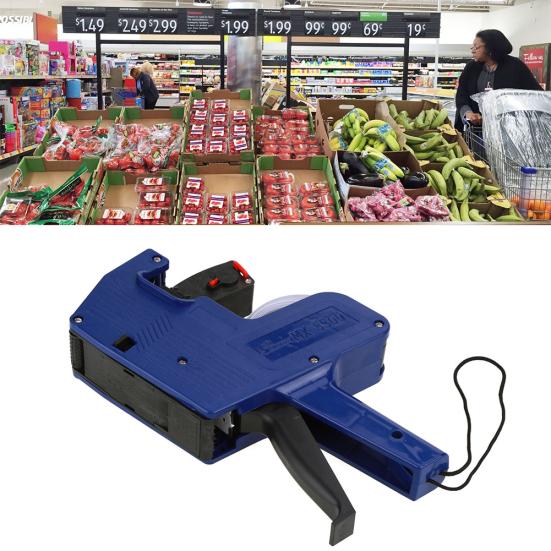 MX-5500 Price Labeller Single Row Easy to Operate Tagging Supplies Handheld 8 Digits Price Labelling Makers for Supermarket
