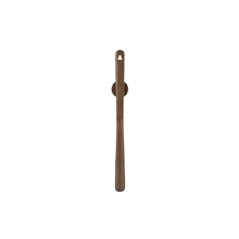 Black Walnut Long-Handled Magnetic Shoehorn: Elderly & Pregnant-Friendly Shoe Lifter Artifact.
