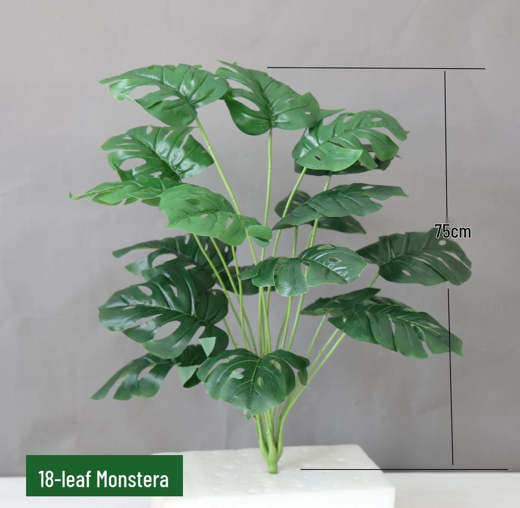 Large Floor-Standing Artificial Plants and Floral Bonsai for Corridor or Restaurant Décor