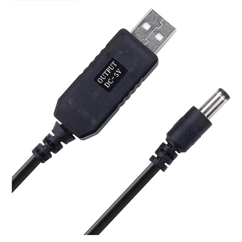 5.5*2.1mm USB DC 5V To 12V 9V Power Cable For Router WIFI Modem Fan Adapter Wire Usb Boost Module Converter Via Powerbank