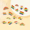 Progress Pride Pins, Pride Pins, Rainbow Enamel Pins, Rainbow Breast Pins