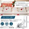 Jingelmall Tablecloth Clips, Clear, Non-Slip, Adjustable Clips for Tabletops Up To 4cm Thick, Pack of 4