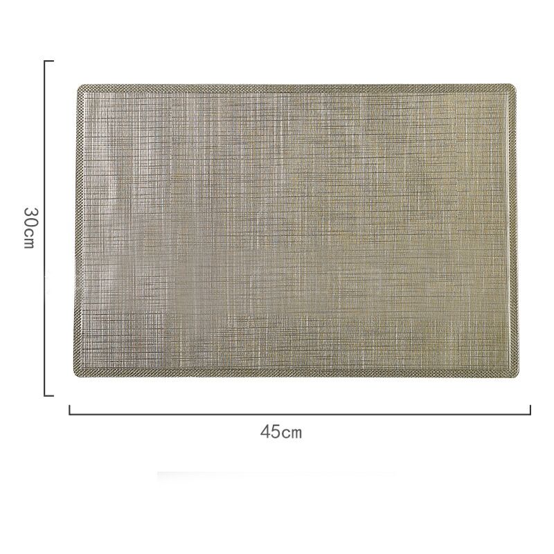 Placemat Non-slip Waterproof Heat Resistant Table Mat for Dining Room,Japanese Style Washable Woven Western-Style Placemat Coaster