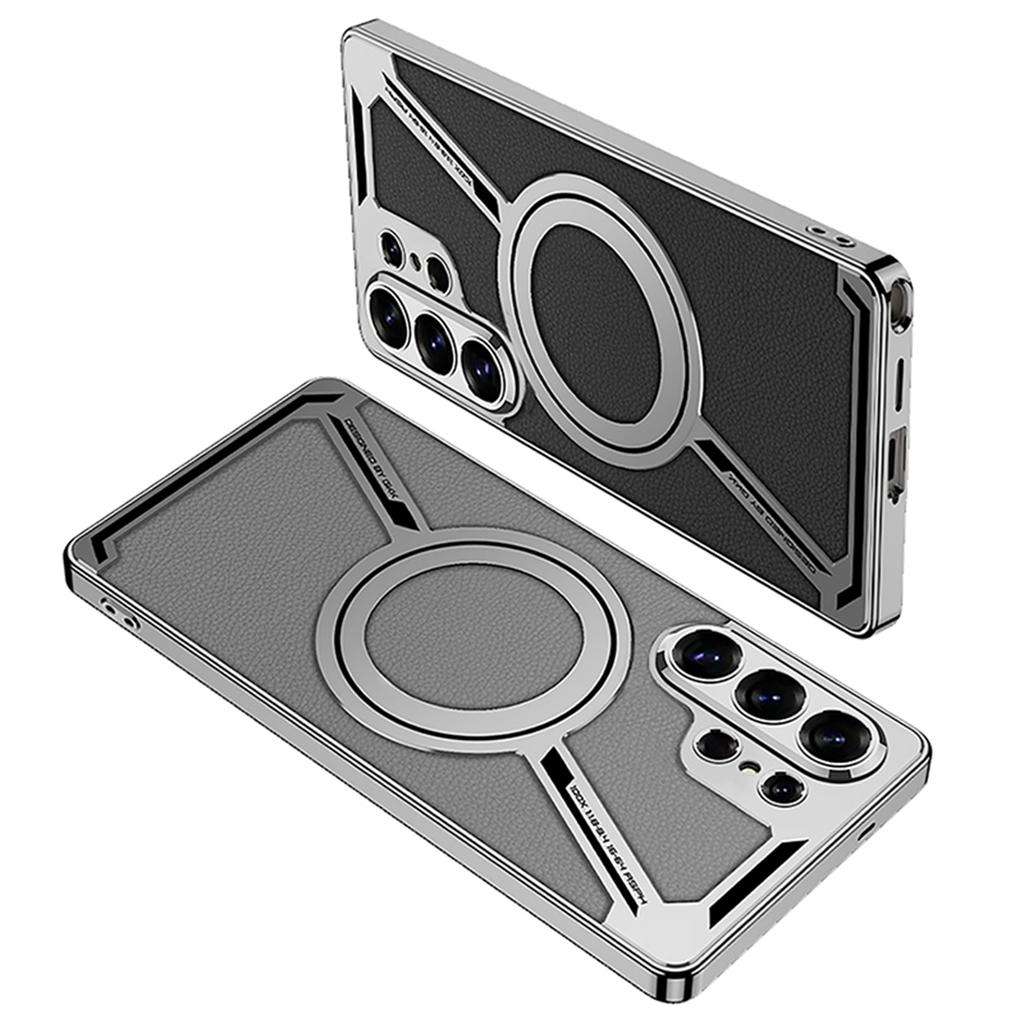 GKK For Samsung Galaxy S26 Ultra Magnetic Case Anti-Scratch PC+TPU+PU Phone Cover