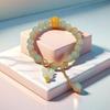 2025 Jadeite Green Jade Rabbit Bracelet: High-End Chinese Style, Year of the Snake, Elegant Women's Niche Beaded Design