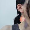 Novelty Acrylic Specter Earrings Holiday Party Favor Decoration Supply Colorful Specter Charm Stud Earring Jewelry Gift