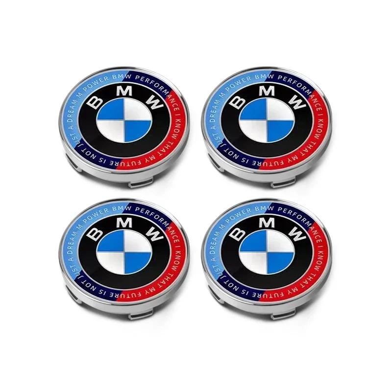 

56/60mm Car Badge Wheel Center Cover Stickers Hub Caps Decal For BMW M M3 M5 M6 X3 E46 E90 E39 F10 F20 F30 G20 E60 E36 E34 X6