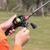 Baitcasting Fishing Rod  and Reel Combos 4 Sections Outdoor Sports Fishing Set Freshwater Fishing