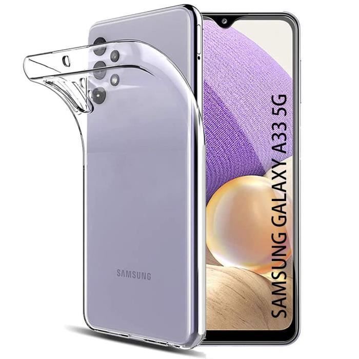 Coque de Protection - PROSHOP - Samsung A33 5G - Souple - Transparent - Anti-choc