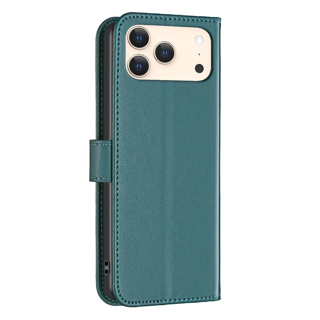 For iPhone 17 Pro Max Phone Case BINFEN COLOR BF17 Wallet Folio Flip Leather Cover