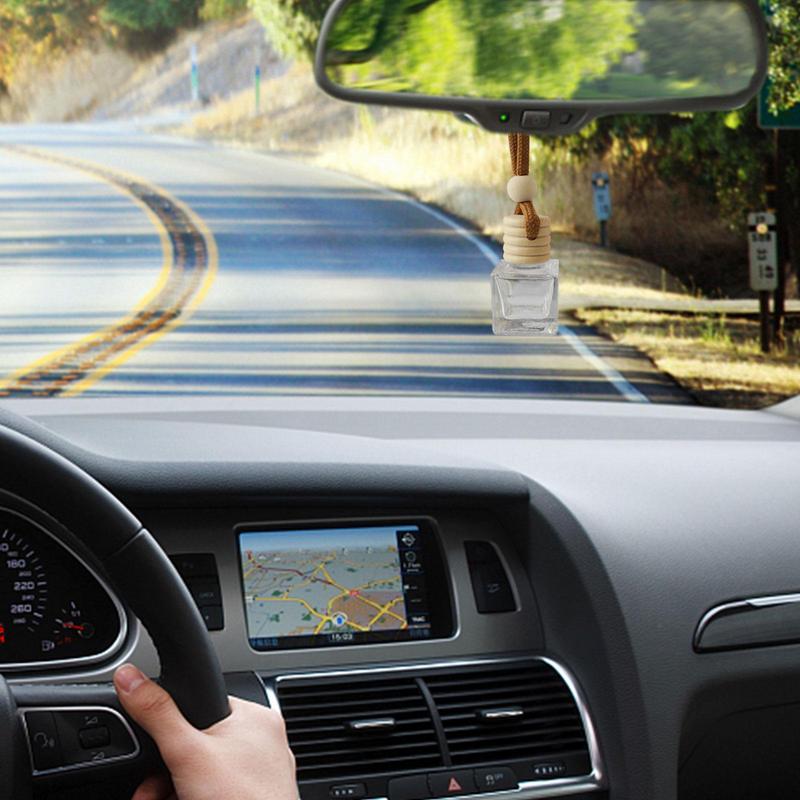 Hängende Leere Autoduftflaschen Aromatherapie Anhängerflasche Für Fahrzeug Zuhause Diffusor Fläschchen Entfernen Autogeruch Lang Anhaltend