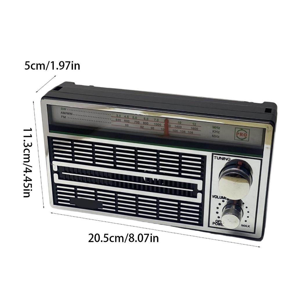 High Fidelitys Sound AM FM Radio for Adults Offering Nostalgic Aesthetic Effortless Operation and Multiple Power Sources