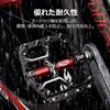 CXWXC Bicycle Pedals Flat Pedals Triple Shielded Bearings Inch Aluminum with Pins for Road Cross Left and Right Black 9/16 Anti-Slip Bikes, Bikes,