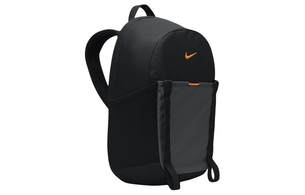 Nike Fabric Backpack Regular Unisex Black & Coal Black & Dutch Orange DJ9678-011