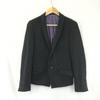 Tornado Mart Wool Tailored Jacket Single 1-Button Side Vents Black M(USED)