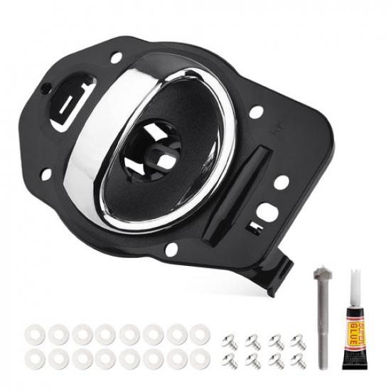 2/4x For HHR 2006-2011 ide Left+Right Door Handle Front or Rear Black Chrome 1* Right