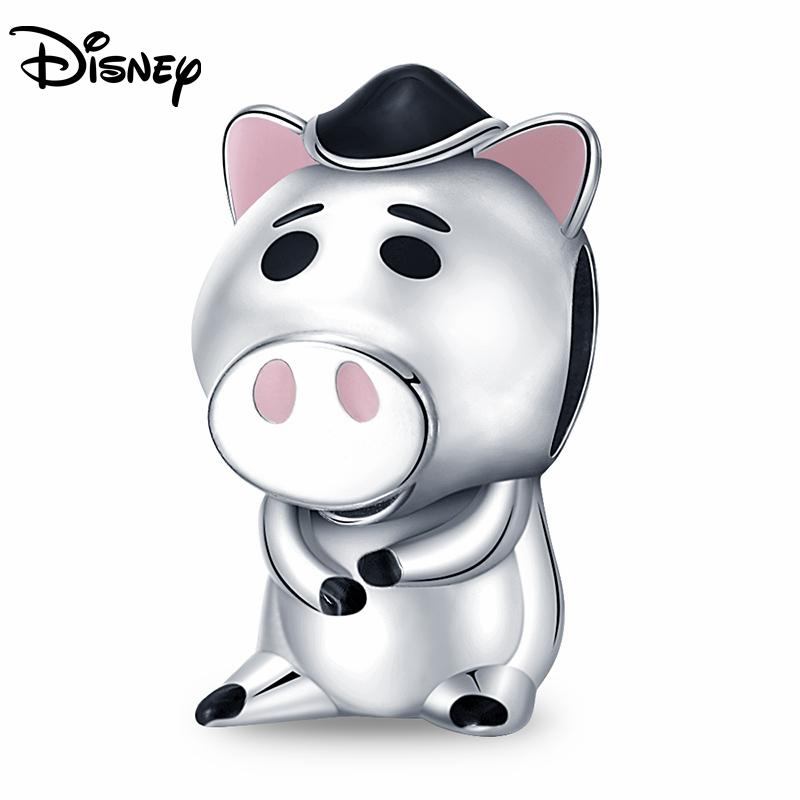 925 Silver Disney Mickey Zootopia Boutique Charm Pendant Fit For Necklace Original Bracelet DIY Fine Festival Women's Party Gift