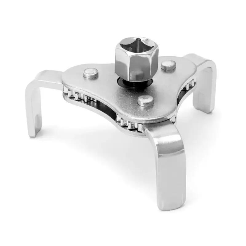 Universal Flat Three Claw Oil Filter Wrench Automobile Grid Disassembly Tool New Car Maintenance Equipment