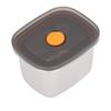 Food Storage Containers with Lids Airtight 304 Stainless Steel and PP Stackable Metal Food Containers for Meal Prep