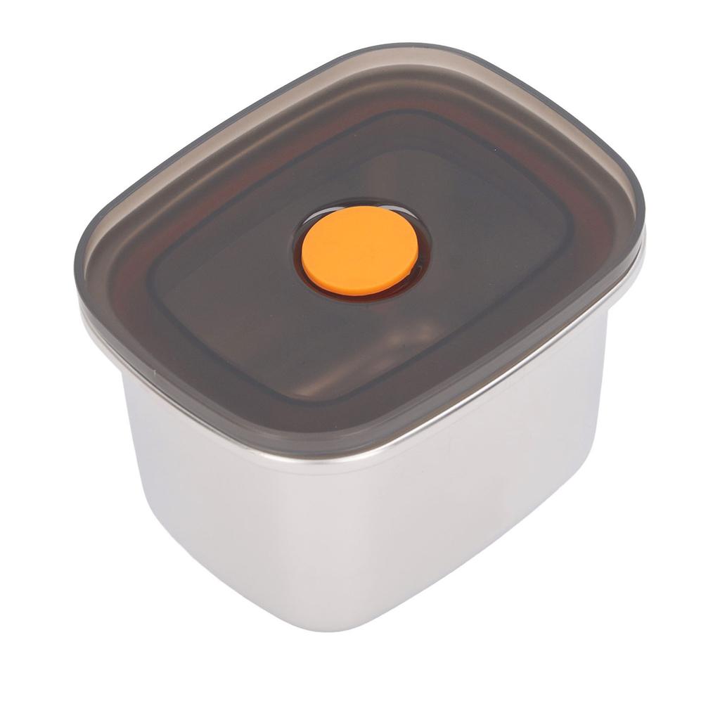 Food Storage Containers with Lids Airtight 304 Stainless Steel and PP Stackable Metal Food Containers for Meal Prep