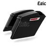 Harley Touring Series Black Side Cases with Speaker Covers & Electroplated Locks (Models 2014-2023)