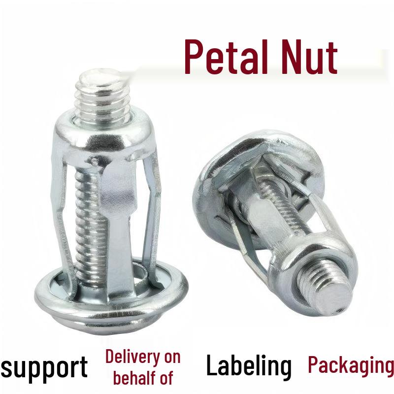 Galvanized Carbon Steel Lantern Screws & Czech Petal Nuts M4-M8