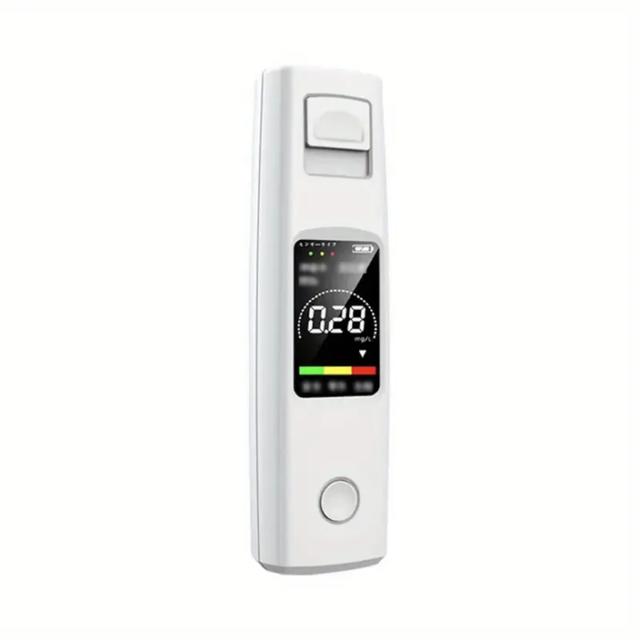 LCD Digital Display Breath Alcohol Tester Non-Contact Alcohol Meter Accuracy Breathalyzer Diagnostic Tool Type C Charging