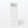 MUJI Recycled Polypropylene File Standard White W10 x D32 x 83904364 Box, Type, Gray, Approx. H24cm,
