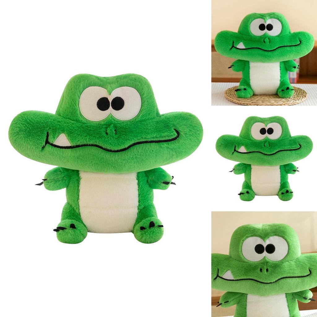 Crocodile Plush Toy For Kids Soft Stuffed Animal Doll With Pp Cotton Filling For Birthday Gift
