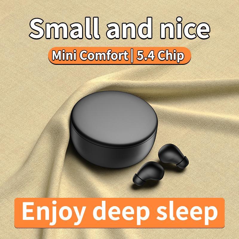 2024 Ultra Mini Invisible Sleep Wireless Earphone Small Earbuds Noise Cancelling Hidden Sport Game Headphones HD HIFI Bass Sound Headset Sliding