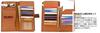 PLATA Cowhide Multifunctional Passport Case with Medical Card SIM Card and Cable Value Pack of 3 20 Card Separate Storage for Japanese and
