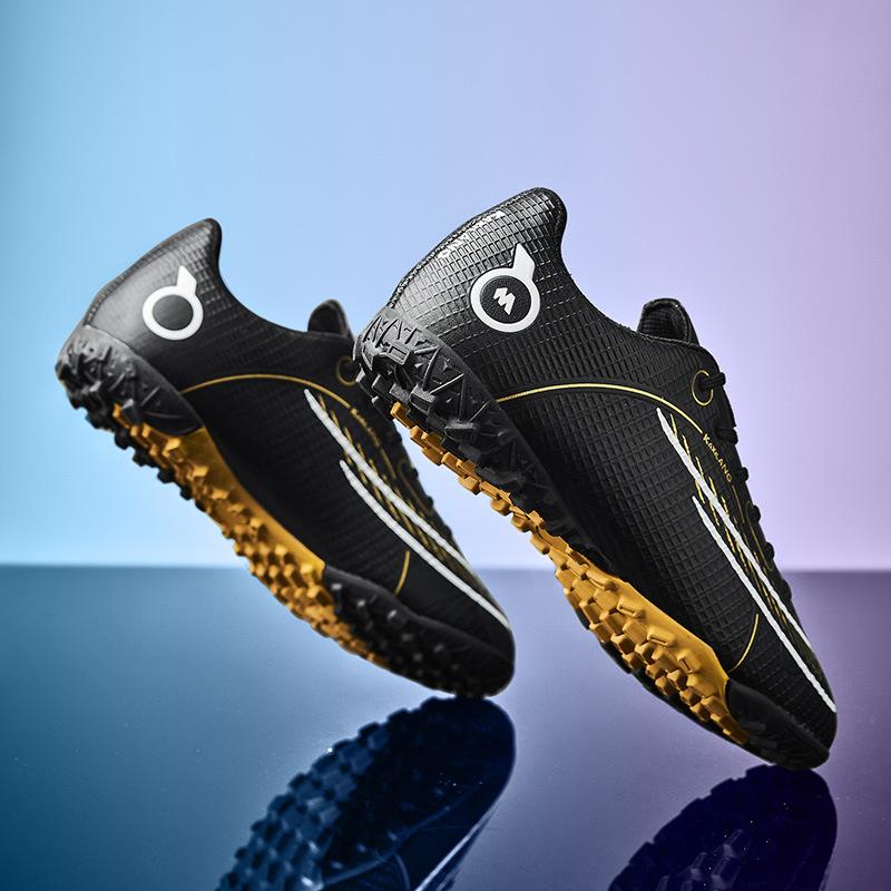 Foreign trade low-top football shoes men's and women's AG long nails TF broken nails artificial grass training shoes for primary and secondary school