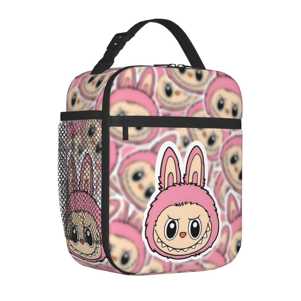 Fully Printed Picnic Bag Student Lunch Bag Cartoon Animation Thermal Insulation Bag Convenient Wear-Resistant Lunch Box Bag