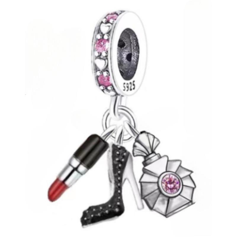 100% Copper Colorful Rubik'S Cube Butterfly Cat Peacock Daisy Charm Beads Fit Original Bracelet Diy Jewelry