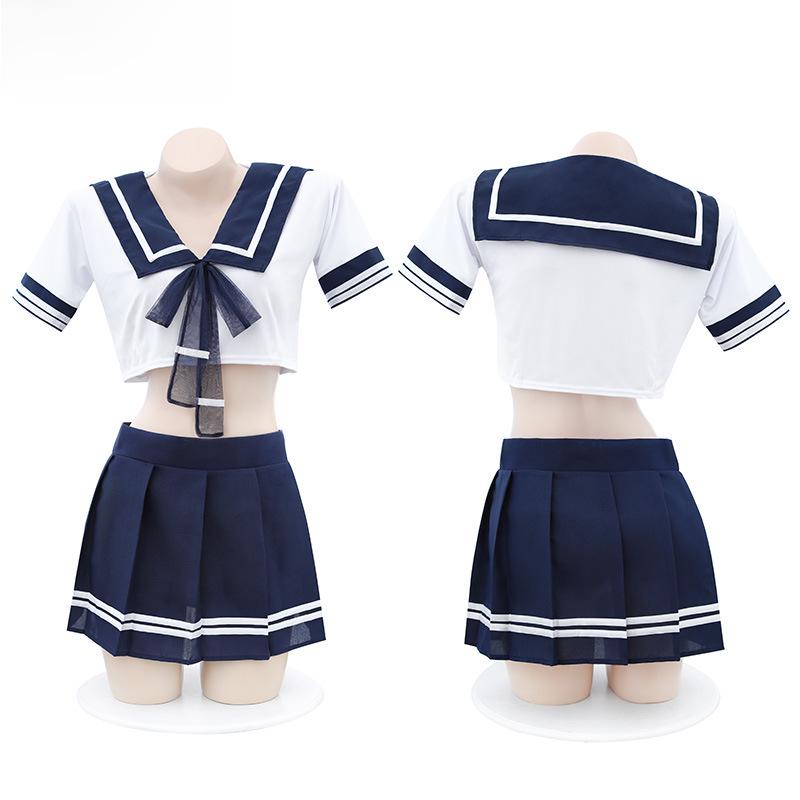 Feimu Sexy Sailor Miniskirt Uniform Lingerie, Plus Size, 20-Pack