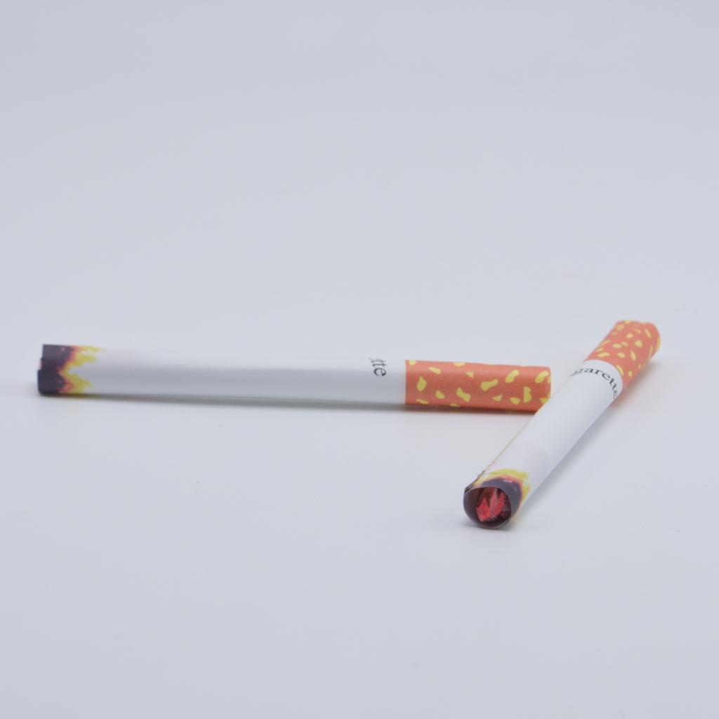 Rubber Fake Cigarettes Multi Color Magical Prop Funny Party Prank Toy Cigarette Prop for Theatrical Events