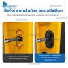 2PCS For Fiat 500/500C(2008-2024) Abarth 595 695(2012-2024) Fiat 500E(2012-2019) Door Lock Buckle Silicone Case Anti-Collision