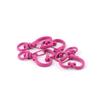 5Pcs/Lot Colorful Metal Heart Lobster Clasp Hooks Key Rings Connectors for DIY Keychain Jewelry Making Findings Accessories