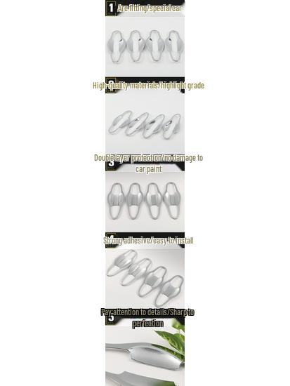 14-Piece Anti-Scratch Door Bowl Protective Film for RAV4 Car Accessories