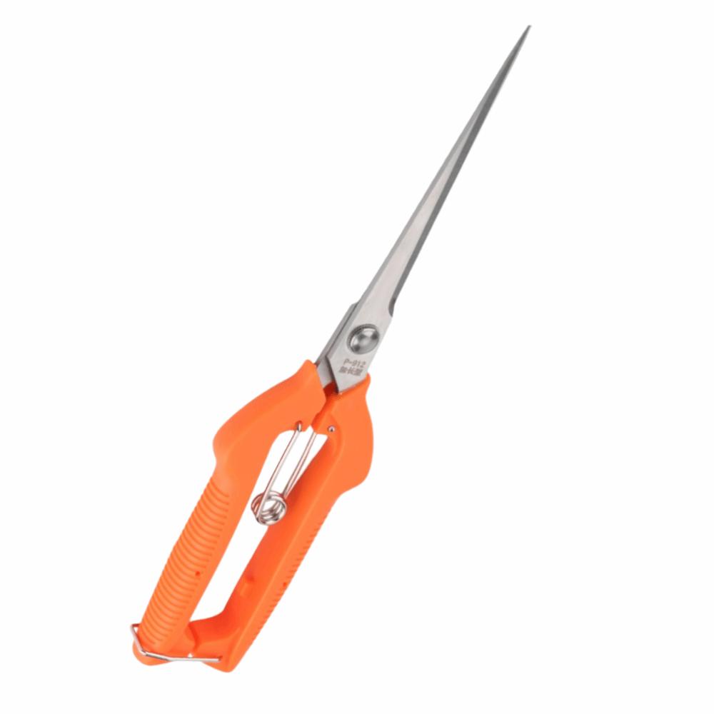 Stainless Steel Garden Scissors Extra Long Edge Branch Cutter Durable Plant Scissors