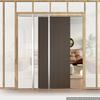 Pocket Door Frame Kit 762 mm Pocket Door Kit with Steel Studs, For Home Doors, Two-Way Soft Close Mechanism, Smooth & Quiet Sliding, Space-Saving