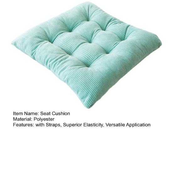 Seat Cushion with Straps Fully Filled Breathable Prevents Deformation Lumbar Support Seat Cushion Pain Relief Seat Pad