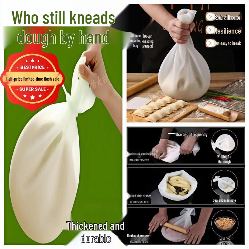 

Thickened Silicone Dough Kneading Bag