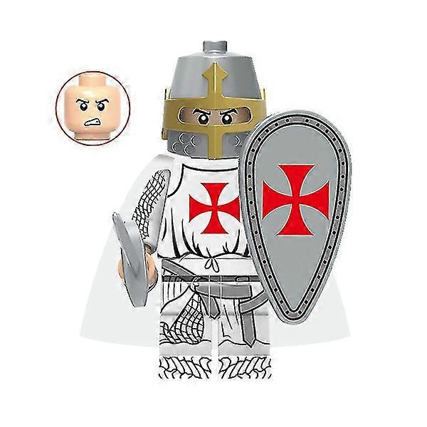 Mittelalterliche Figuren Antike Römische Minifiguren Ritter Soldat Actionfiguren Kreuzritter Pferde Bausteine Spielzeug Kinderspielzeug Geschenke