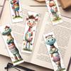 32pcs, cute animal collage bookmarks, whimsical bookmarks, birthday gifts, perfect for teachers, readers, and book lovers.