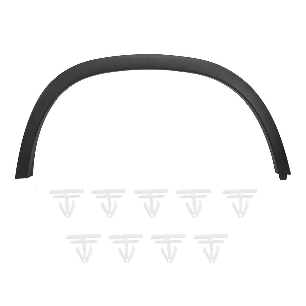 Front Mudguard Arch Molding Front Mudguard  ABS Wheel Eyebrow Arch Molding Trim Replacement for   2013 To 2016