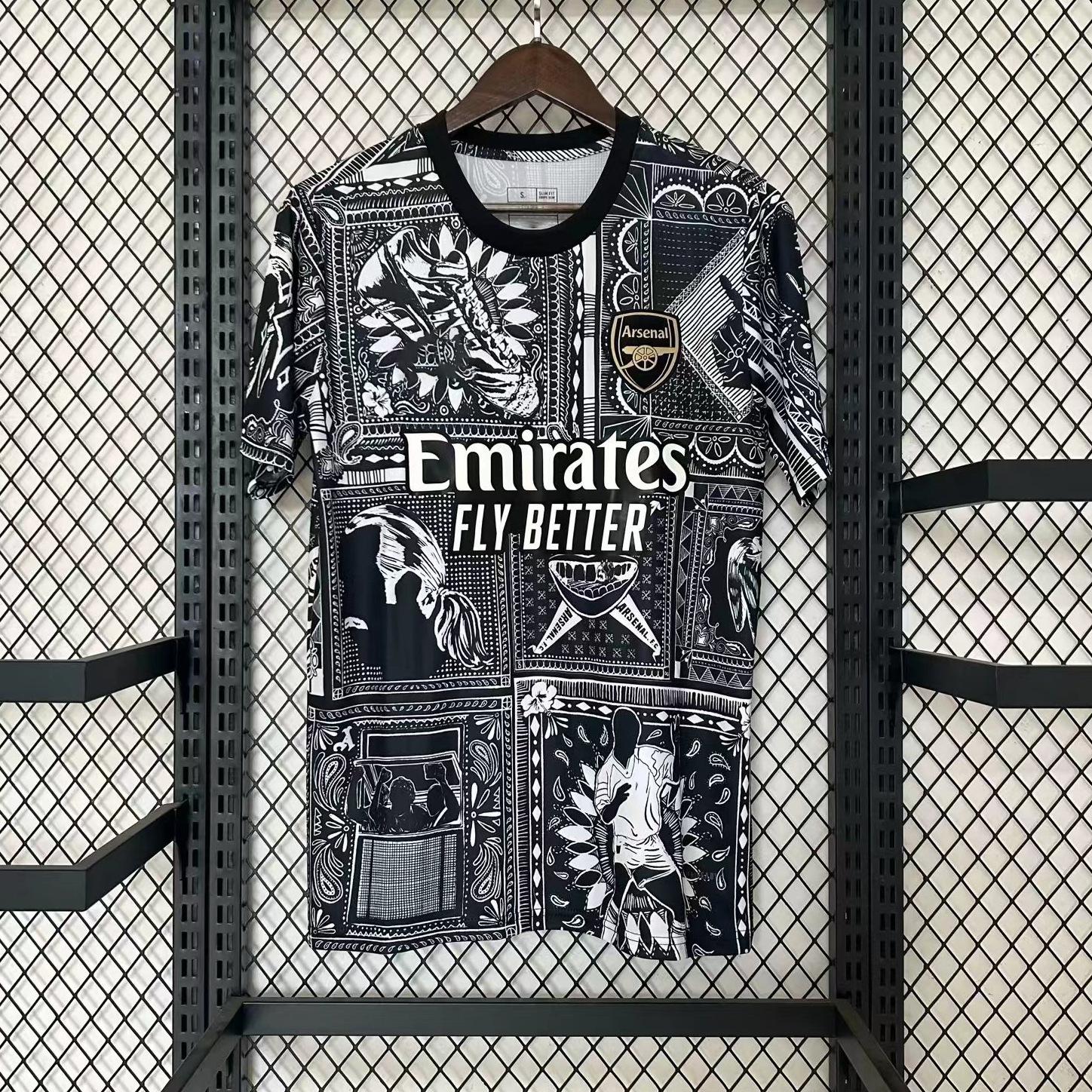 2324 Arsenal grafiti treniņkrekls Taizemes krekls