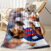 Chelsea Player Action Blanket Warmthful Decor Suitable for Livingroom Bed Seaside for All Occasions Modern Perfect Gift for Relatives and Friends