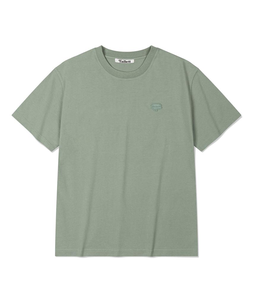 FALLETT Small Brush Logo Short Sleeve T-Shirt Mint